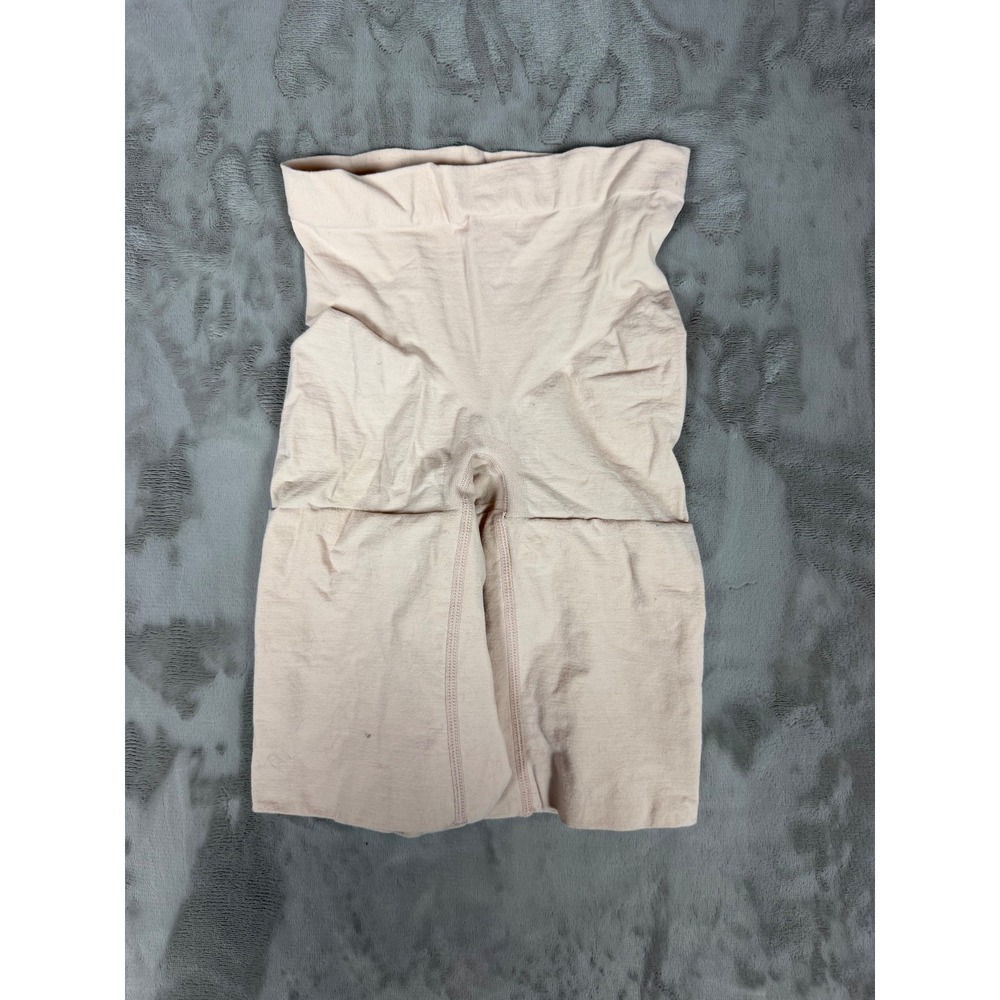 Spanx Higher Power Short Nude Beige High Waisted Shapewear Size Small S/P